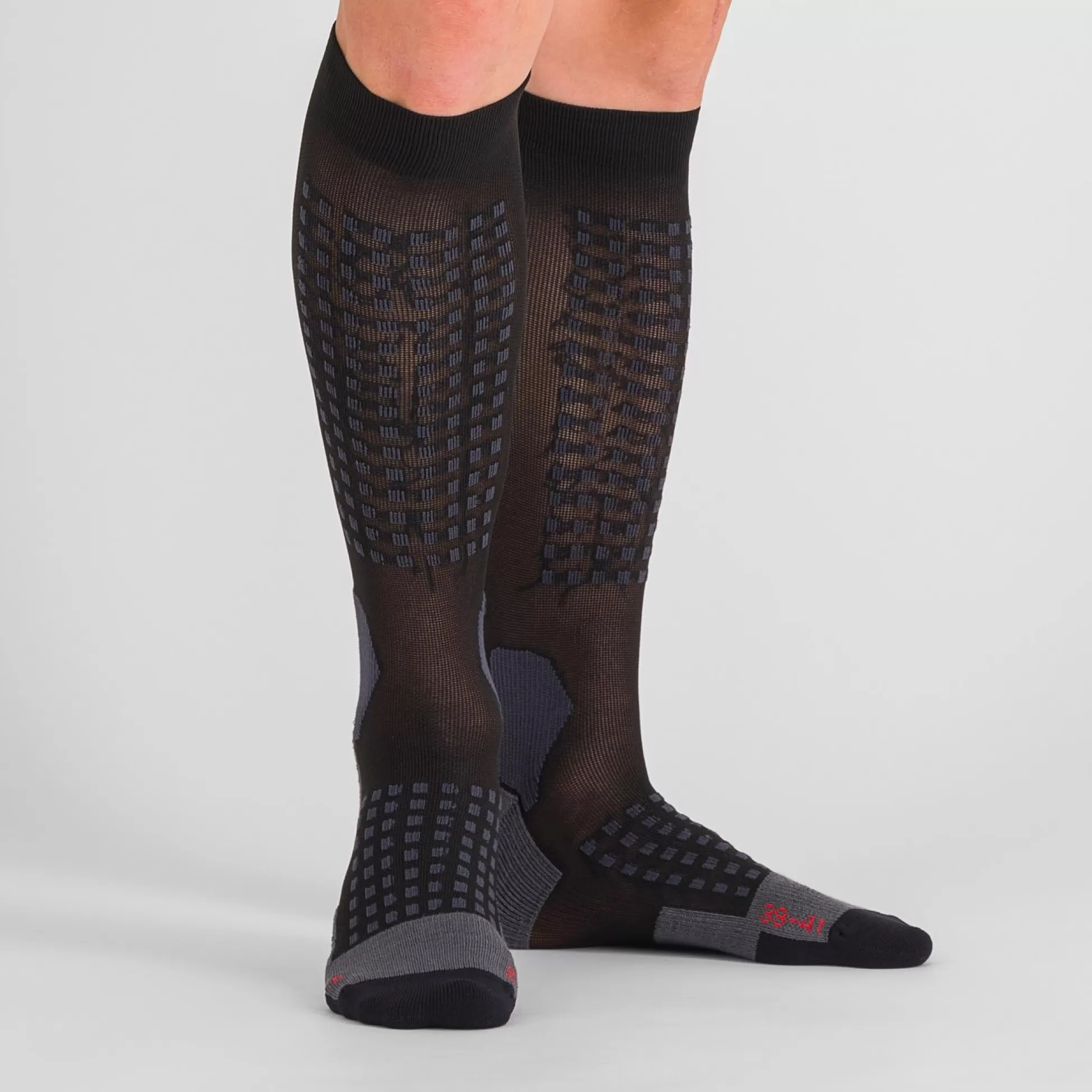 Sportful APEX LONG SOCKS BLACK DARK GRAY^XC SKI Apex | Socks