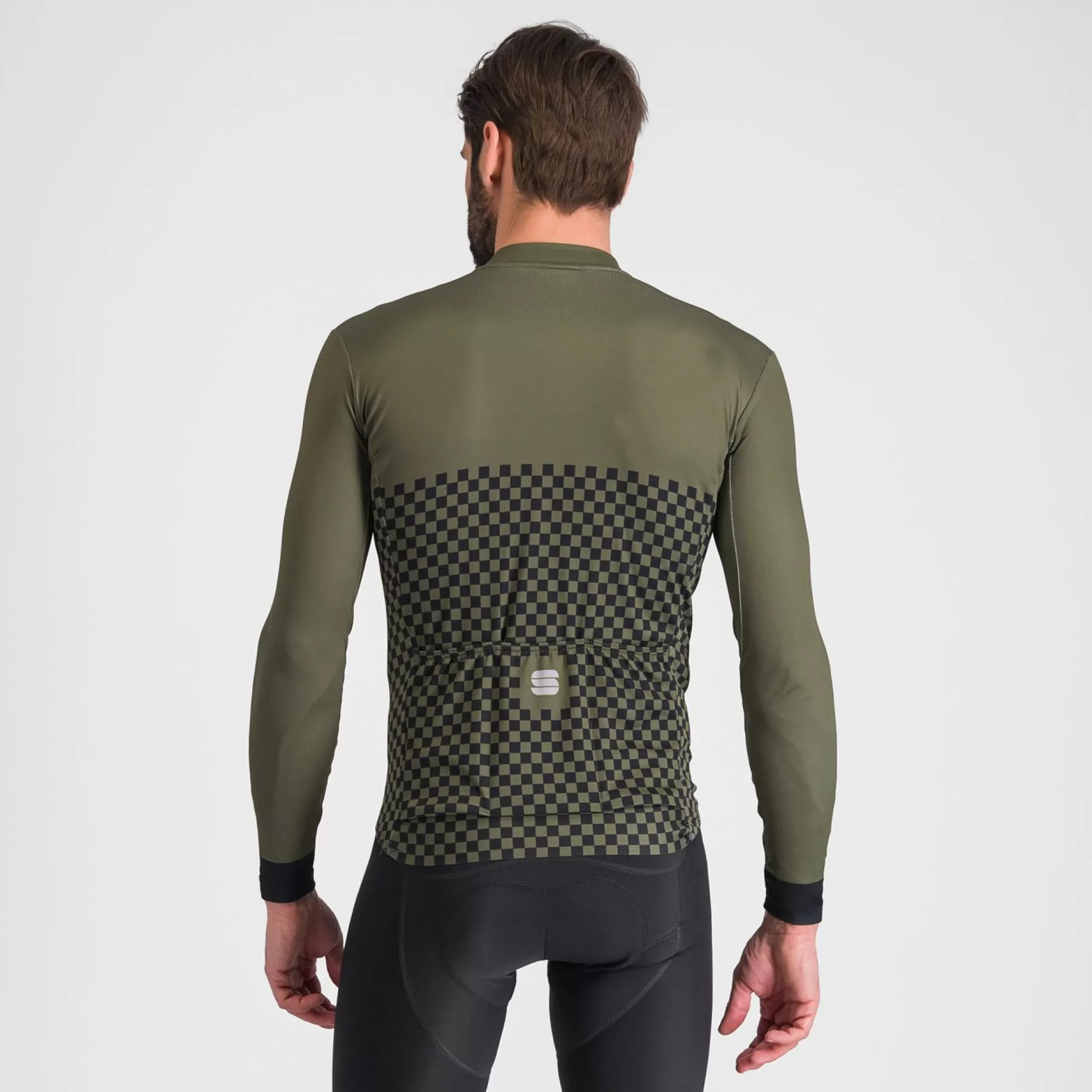 Sportful CHECKMATE THERMAL JERSEY BEETLE BLACK^MEN Jerseys