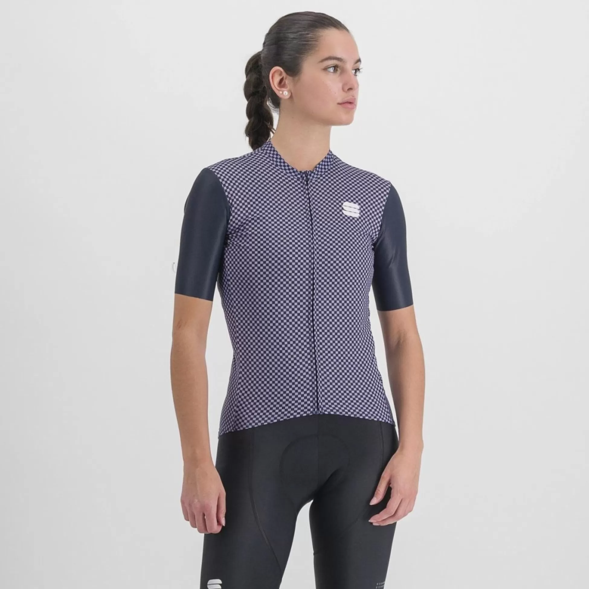 Sportful CHECKMATE W JERSEY GALAXY BLUE CHALCK VIOLET^WOMEN Jerseys