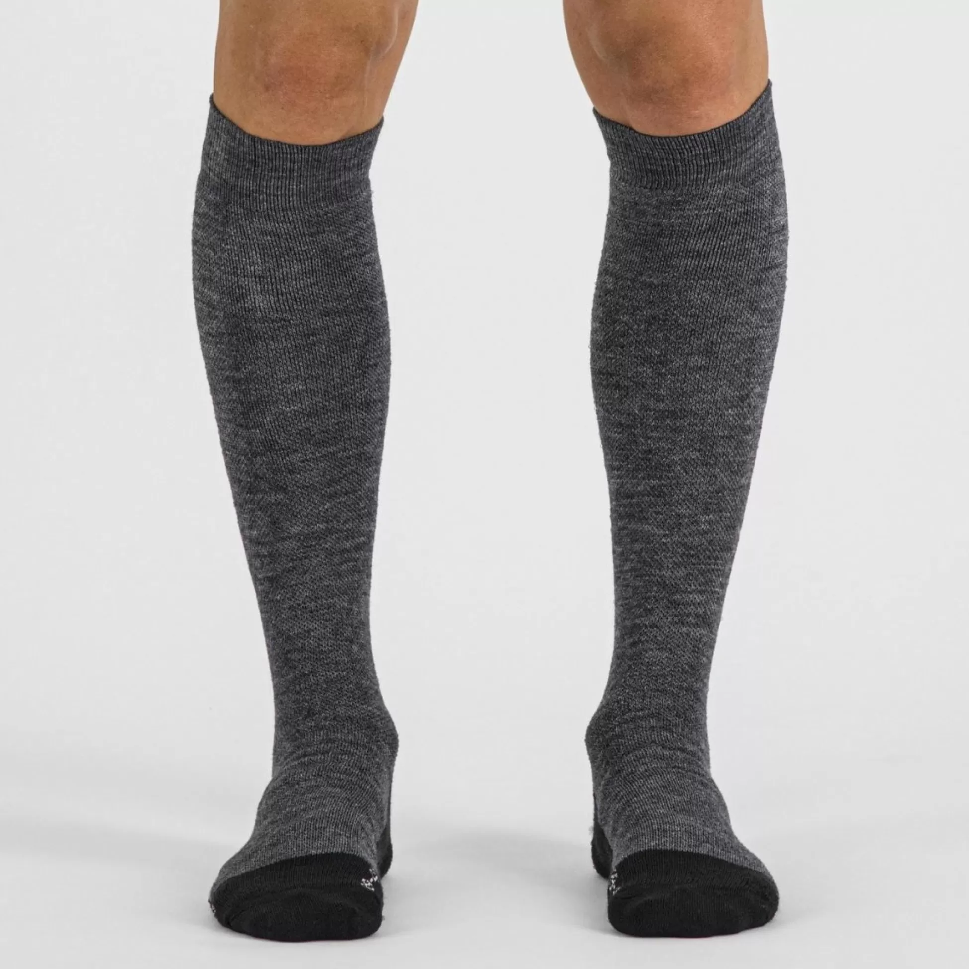 Sportful EXTRA WARM WOOL LONG SOCKS BLACK DARK GREY^XC SKI Socks