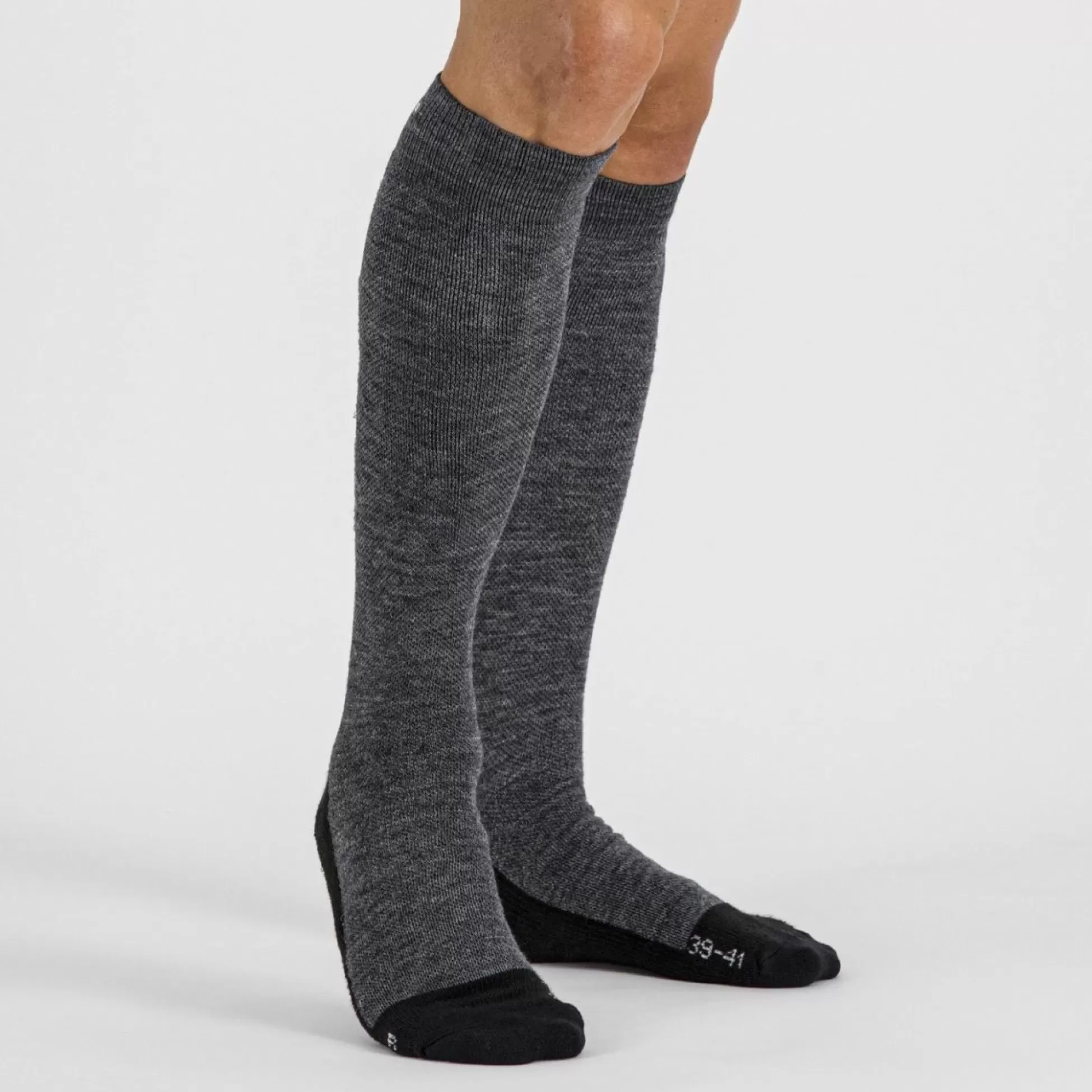 Sportful EXTRA WARM WOOL LONG SOCKS BLACK DARK GREY^XC SKI Socks