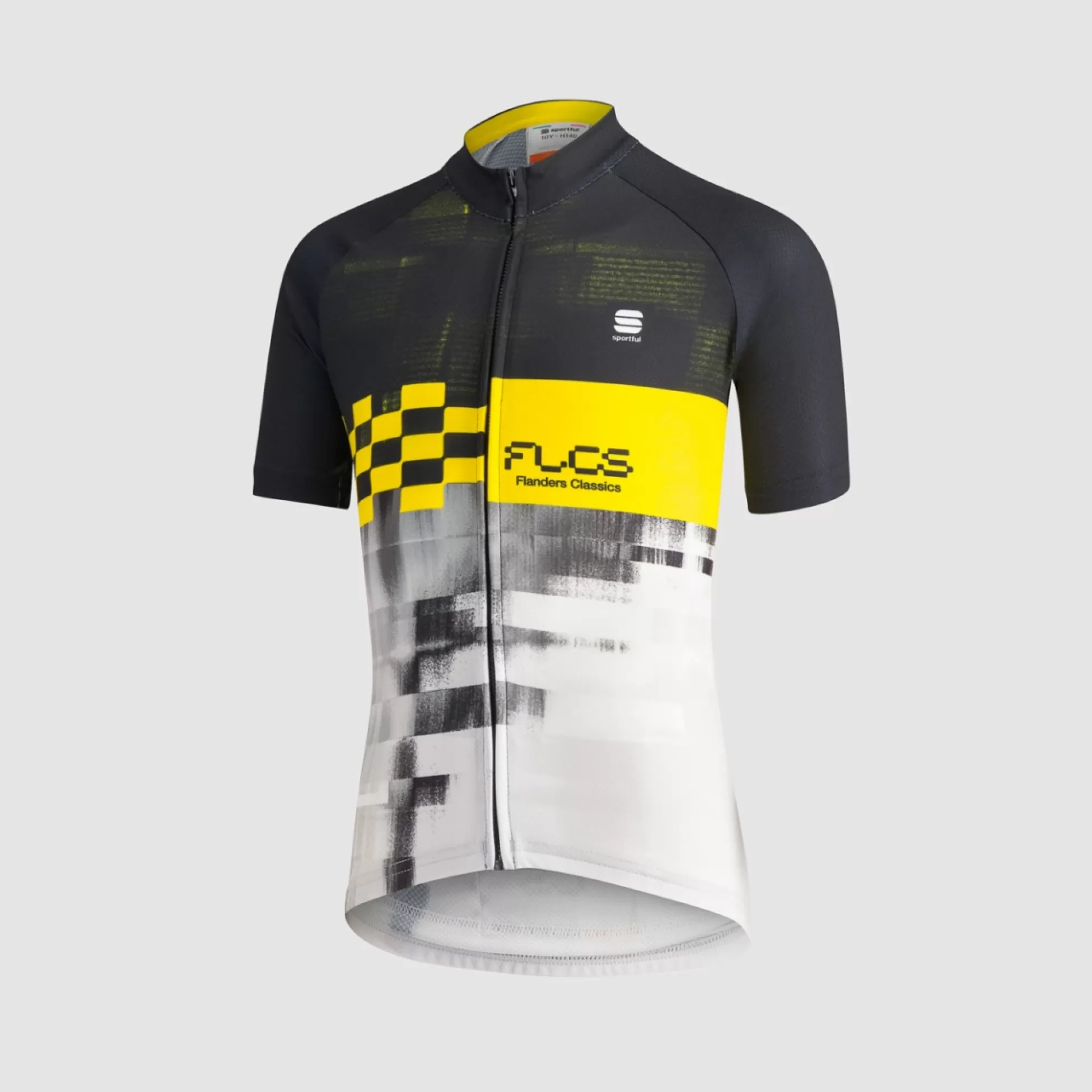 Sportful FLANDERS KID JERSEY WHITE BLACK YELLOW^COLLECTIONS