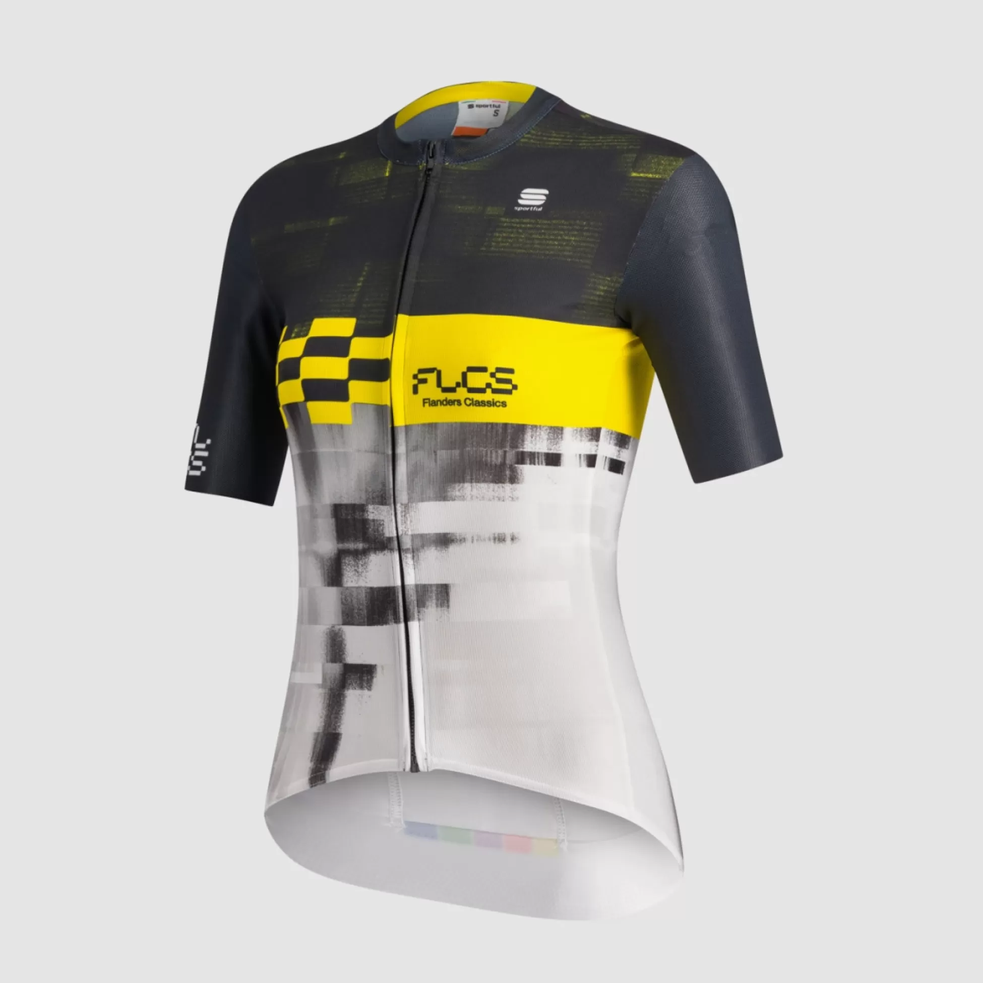 Sportful FLANDERS W JERSEY WHITE BLACK YELLOW^COLLECTIONS | WOMEN Jerseys