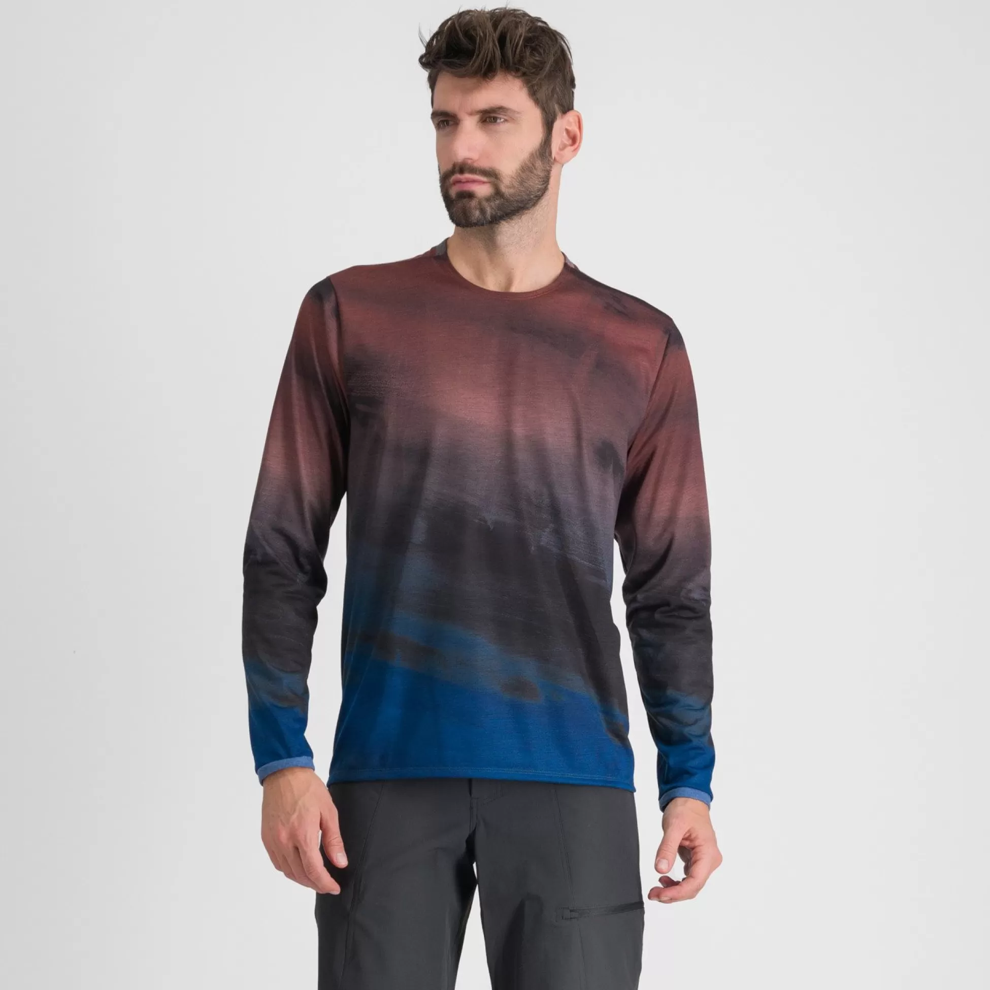 Sportful FLOW GIARA TEE LONG SLEEVE ^MEN Gravel