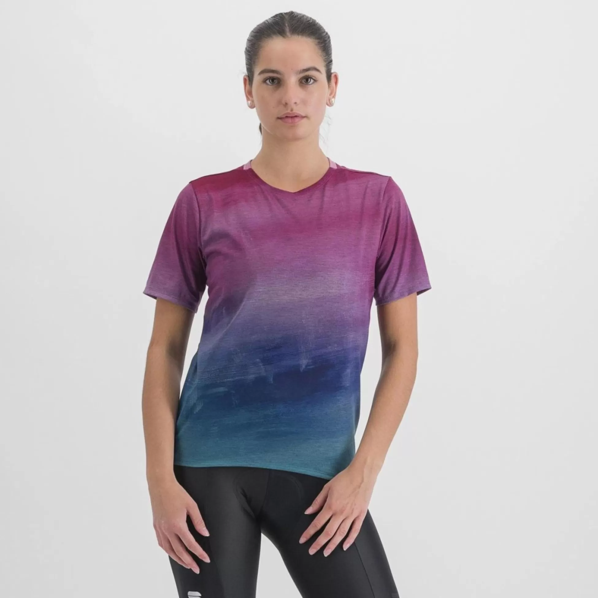 Sportful FLOW GIARA W TEE BERRY BLUE PINK^WOMEN Gravel