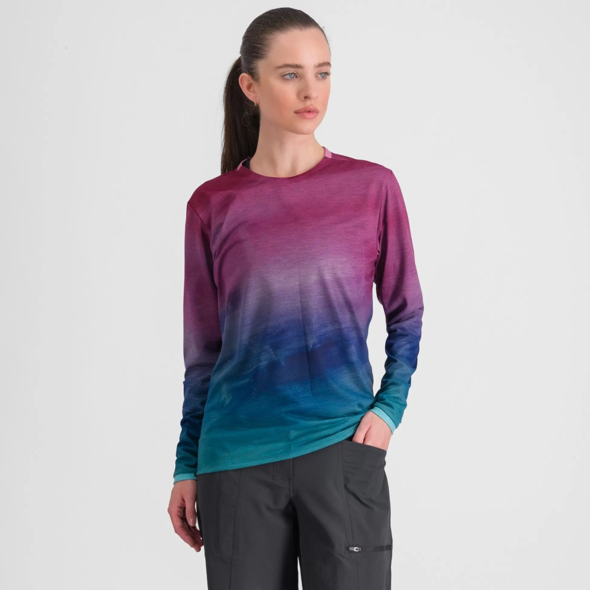 Sportful FLOW GIARA W TEE LONG SLEEVE ^COLLECTIONS | WOMEN Gravel | Jerseys