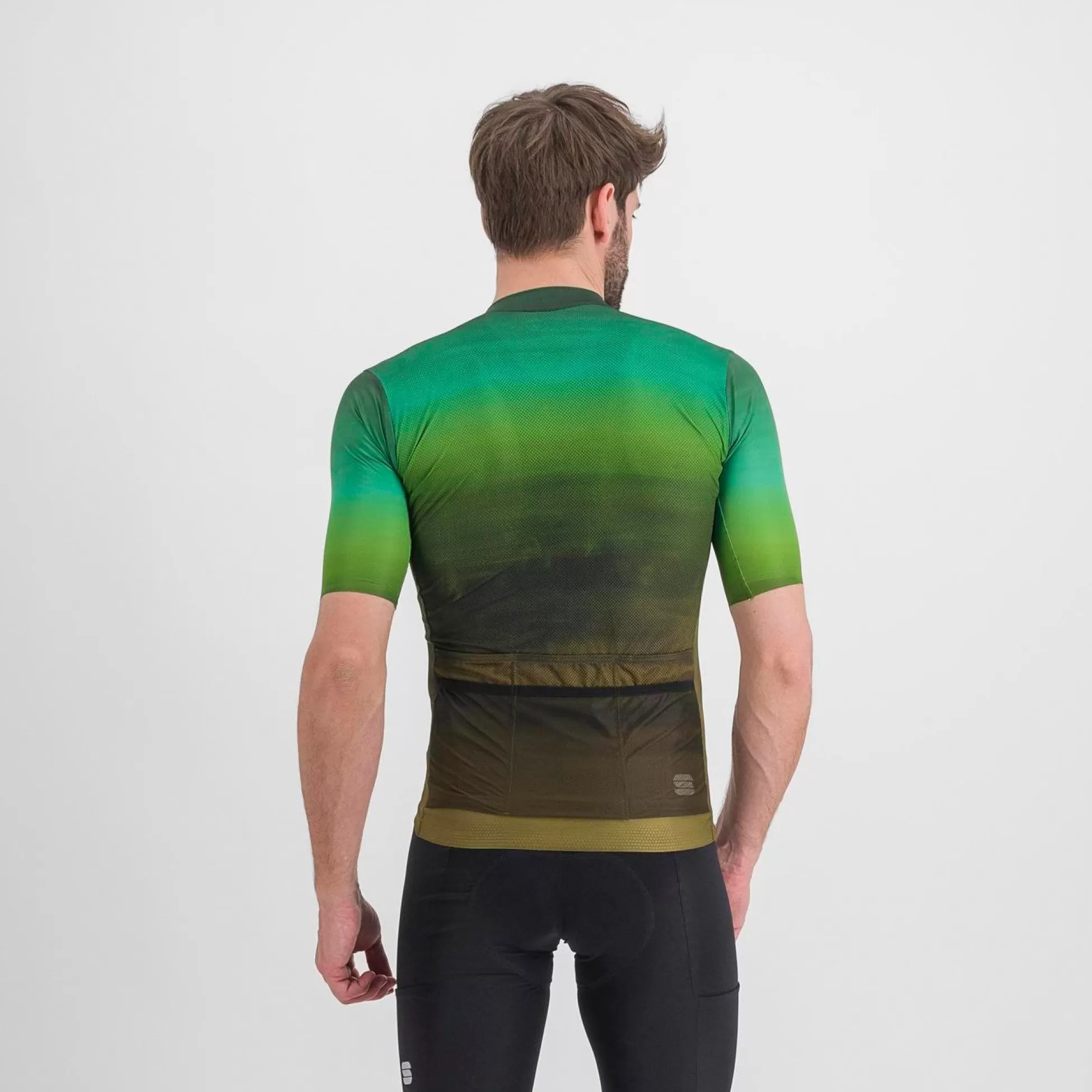 Sportful FLOW SUPERGIARA JERSEY LEATHER JADE CREAM^COLLECTIONS | MEN Gravel