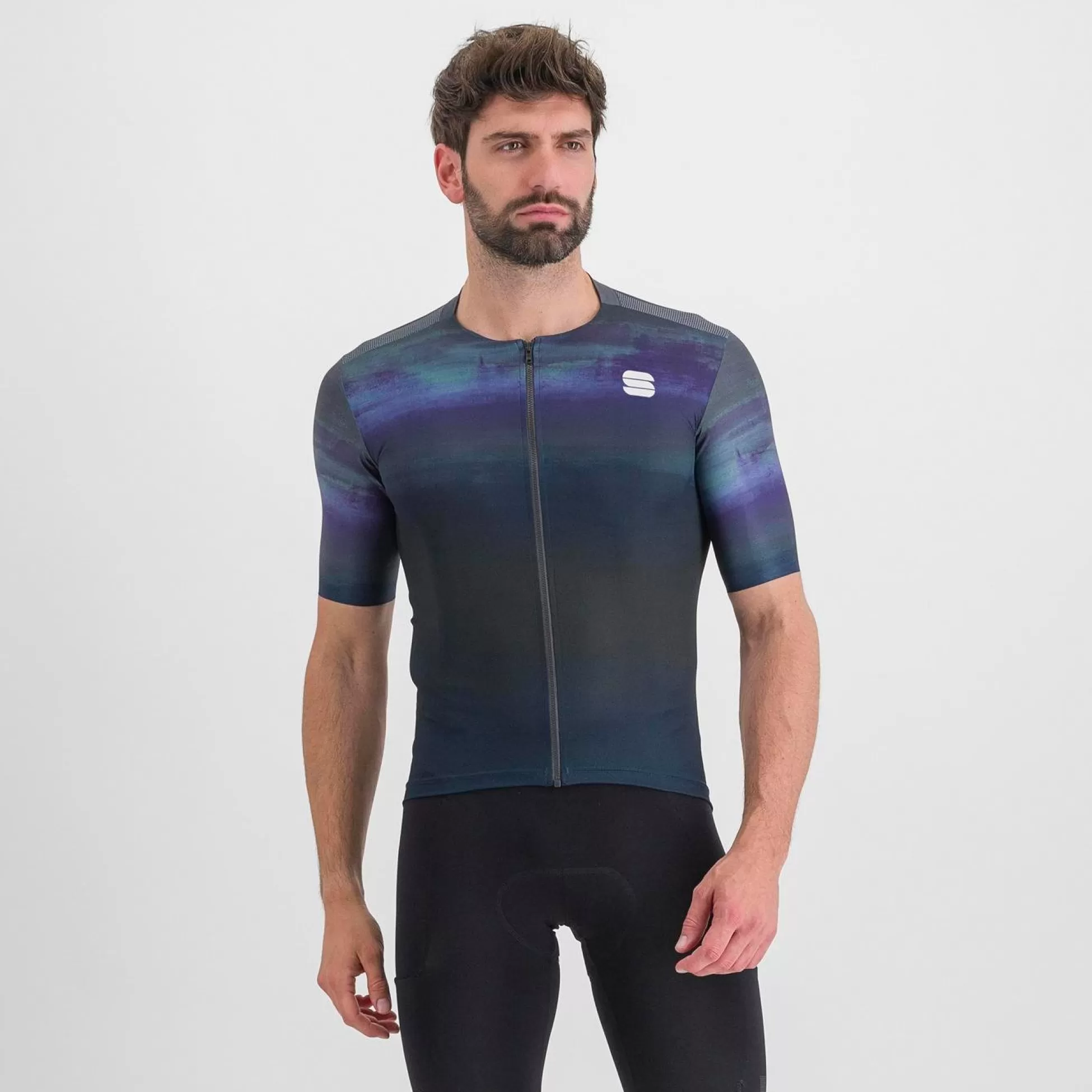 Sportful FLOW SUPERGIARA JERSEY GALAXY BLUE BLACK^MEN Jerseys