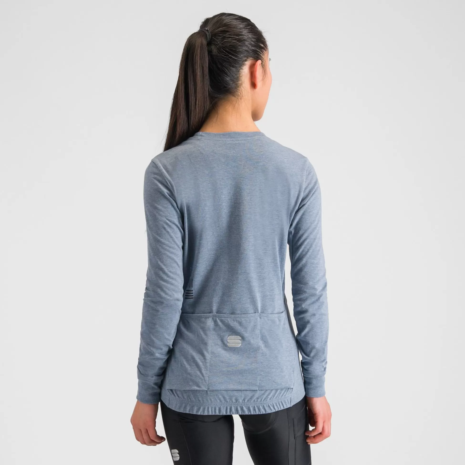 Sportful GIARA W TEE LONG SLEEVE BLUE SEA^WOMEN Gravel | Jerseys