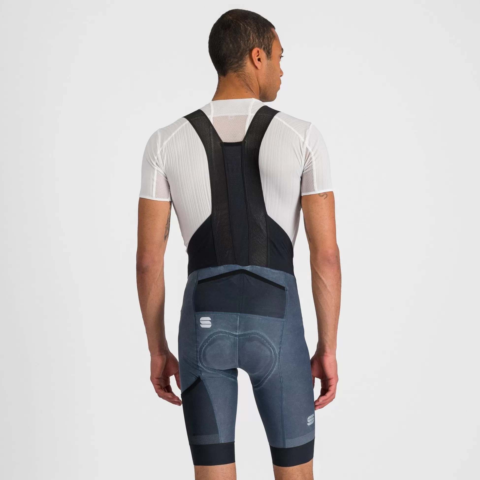 Sportful INDIGO SUPERGIARA BIBSHORT BLUE DENIM DELAVE'^COLLECTIONS | MEN Bibshorts & Overshorts | Gravel