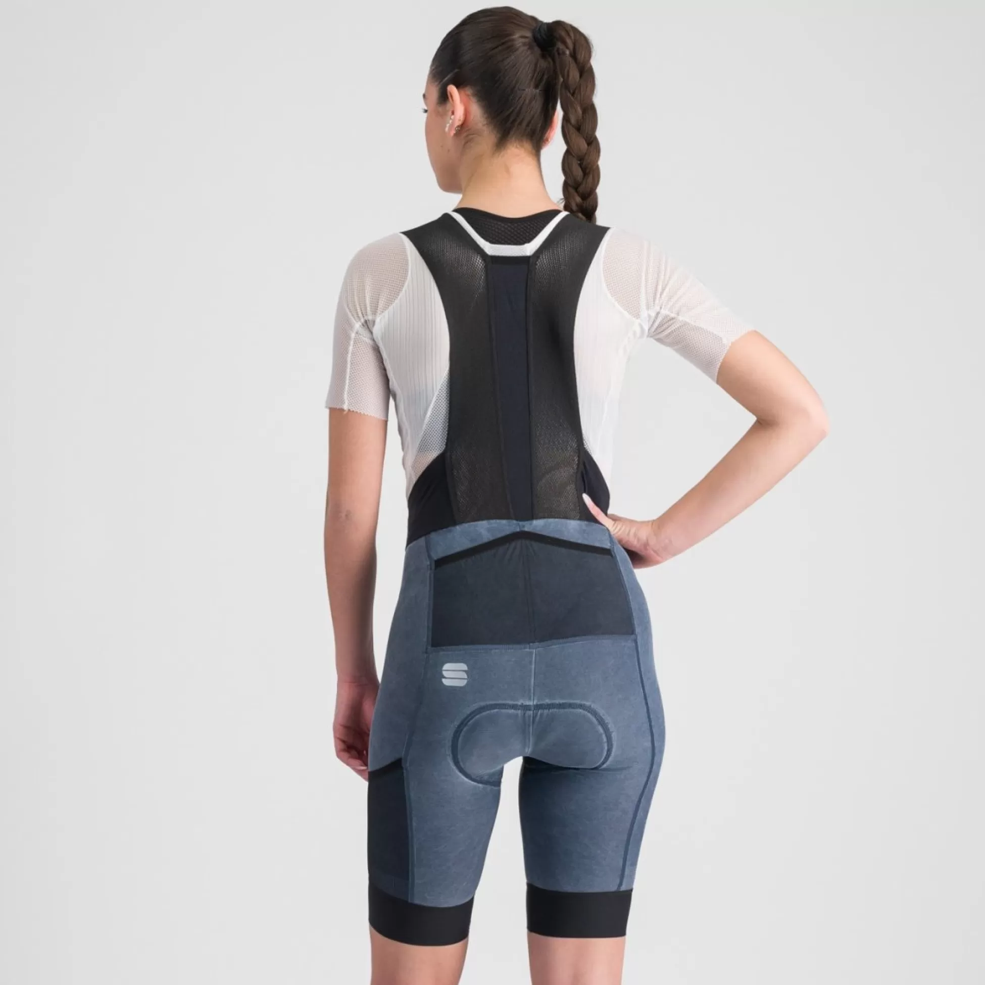 Sportful INDIGO SUPERGIARA W BIBSHORT BLUE DENIM DELAVE'^COLLECTIONS | WOMEN Gravel | Bibshorts & Overshorts