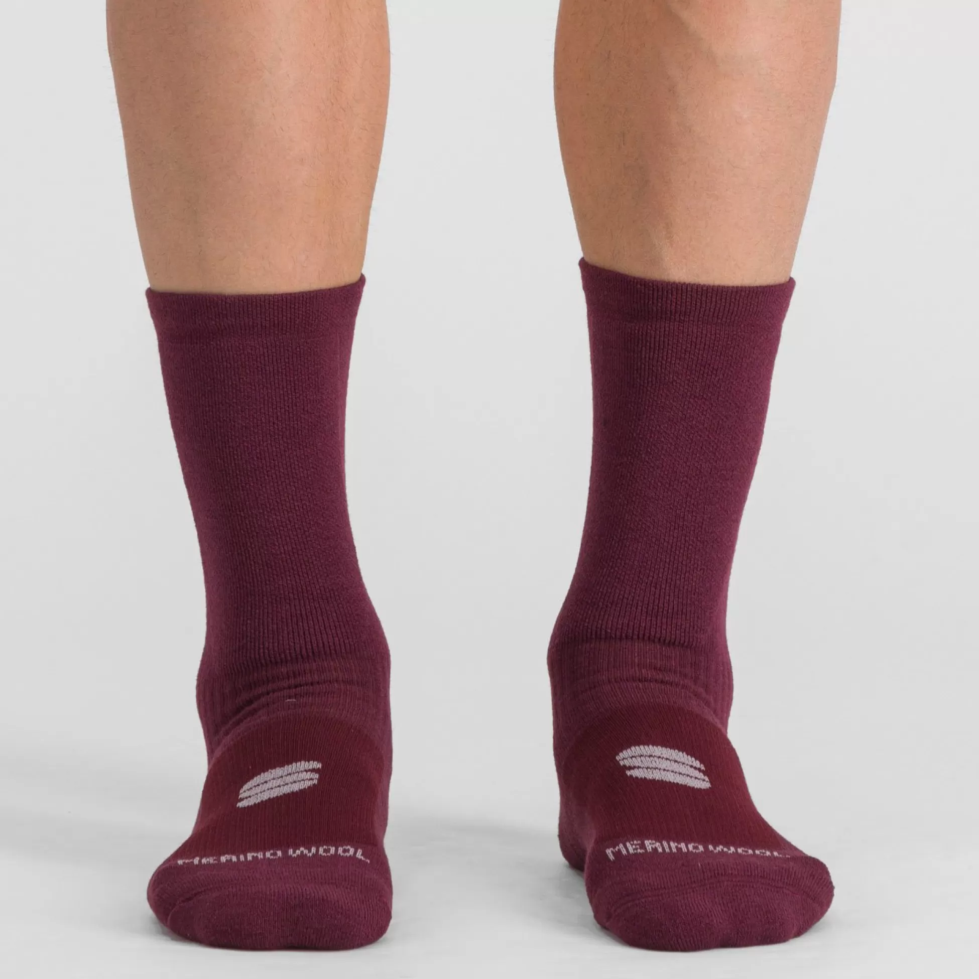 Sportful MERINO WOOL 18 SOCKS RED WINE BLACK^WOMEN | MEN Socks