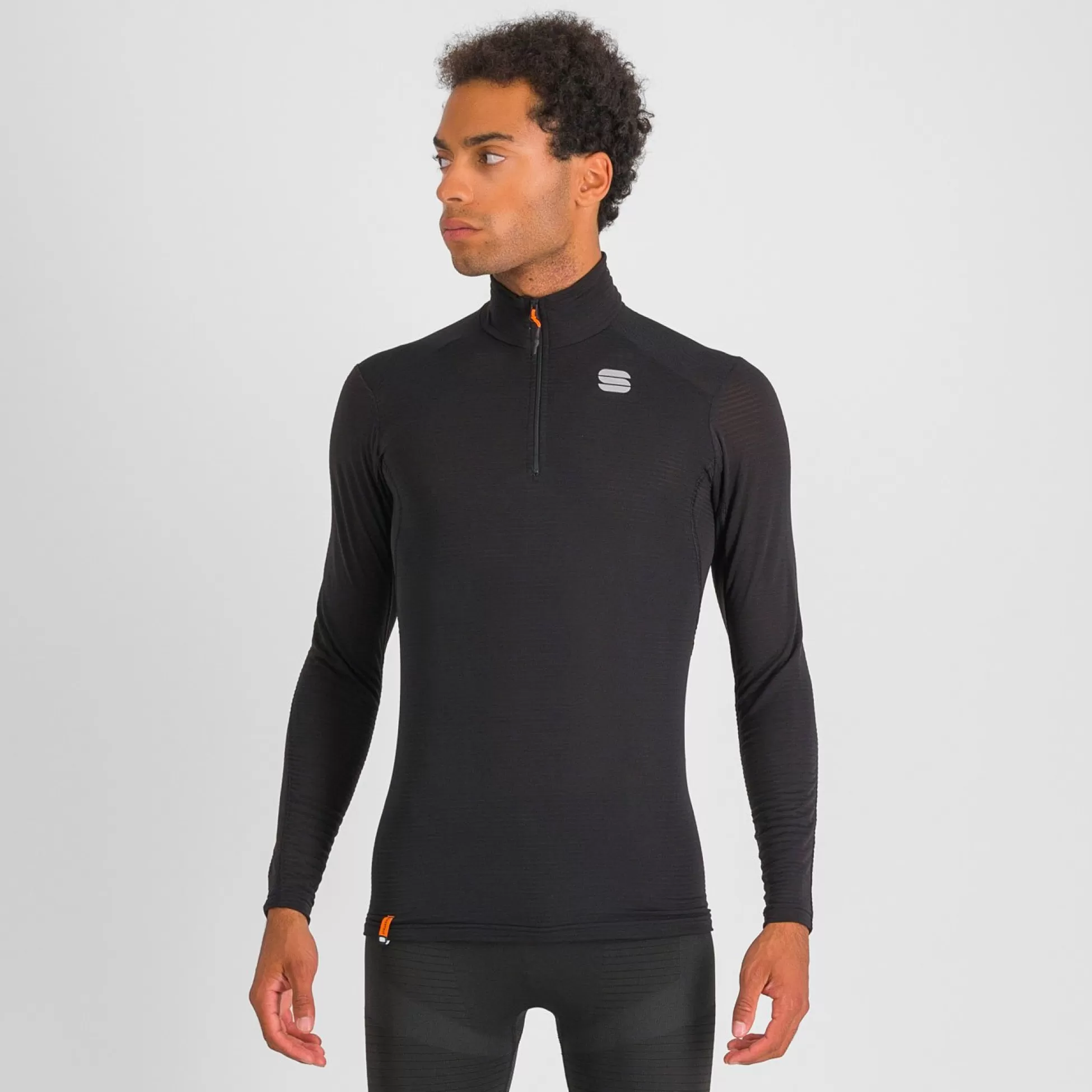 Sportful THERMODYNAMIC MID ZIPPED TEE LONG SLEEVE ^MEN Windproof & Rainproof