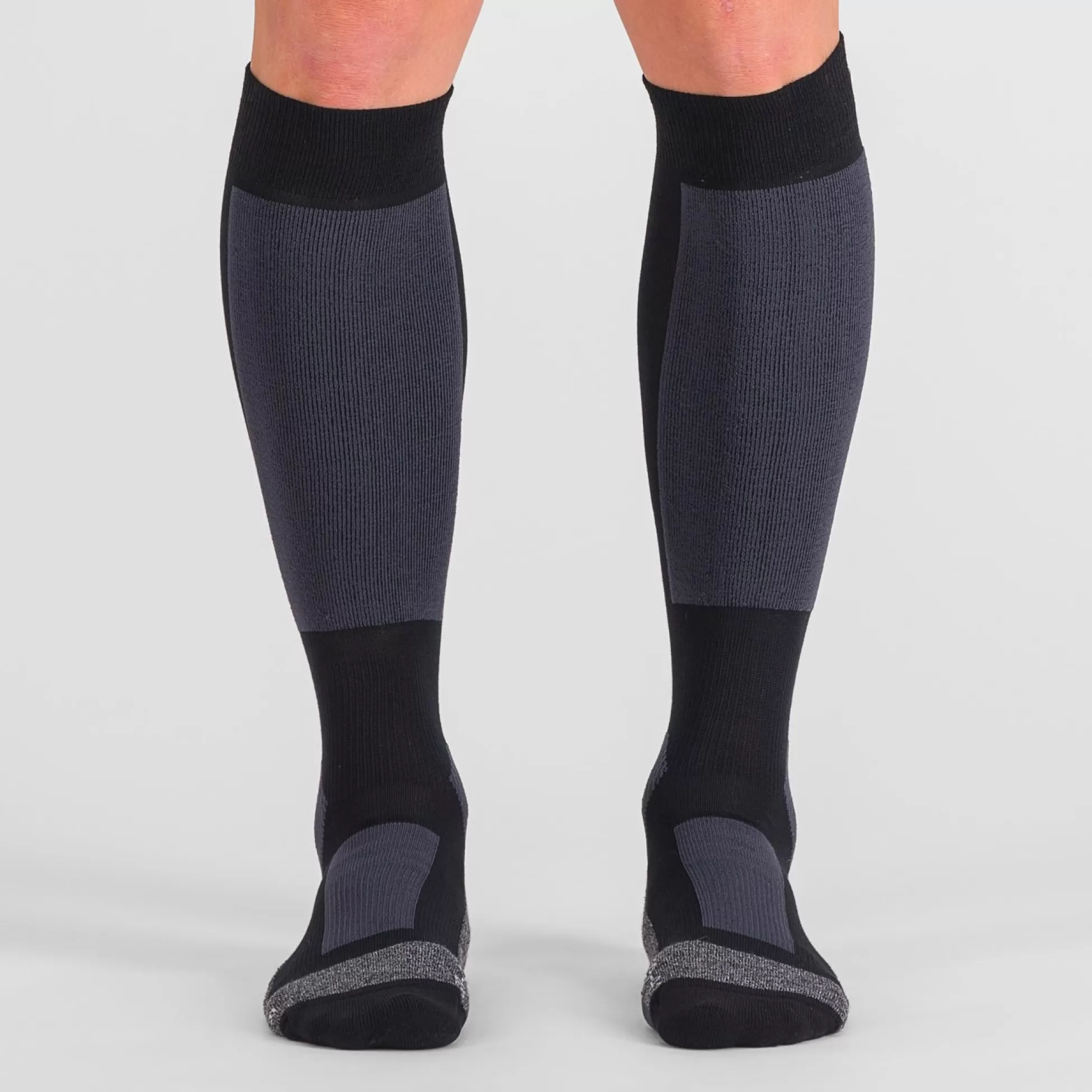 Sportful WARM WOOL LONG SOCKS BLACK DARK GREY^XC SKI Socks