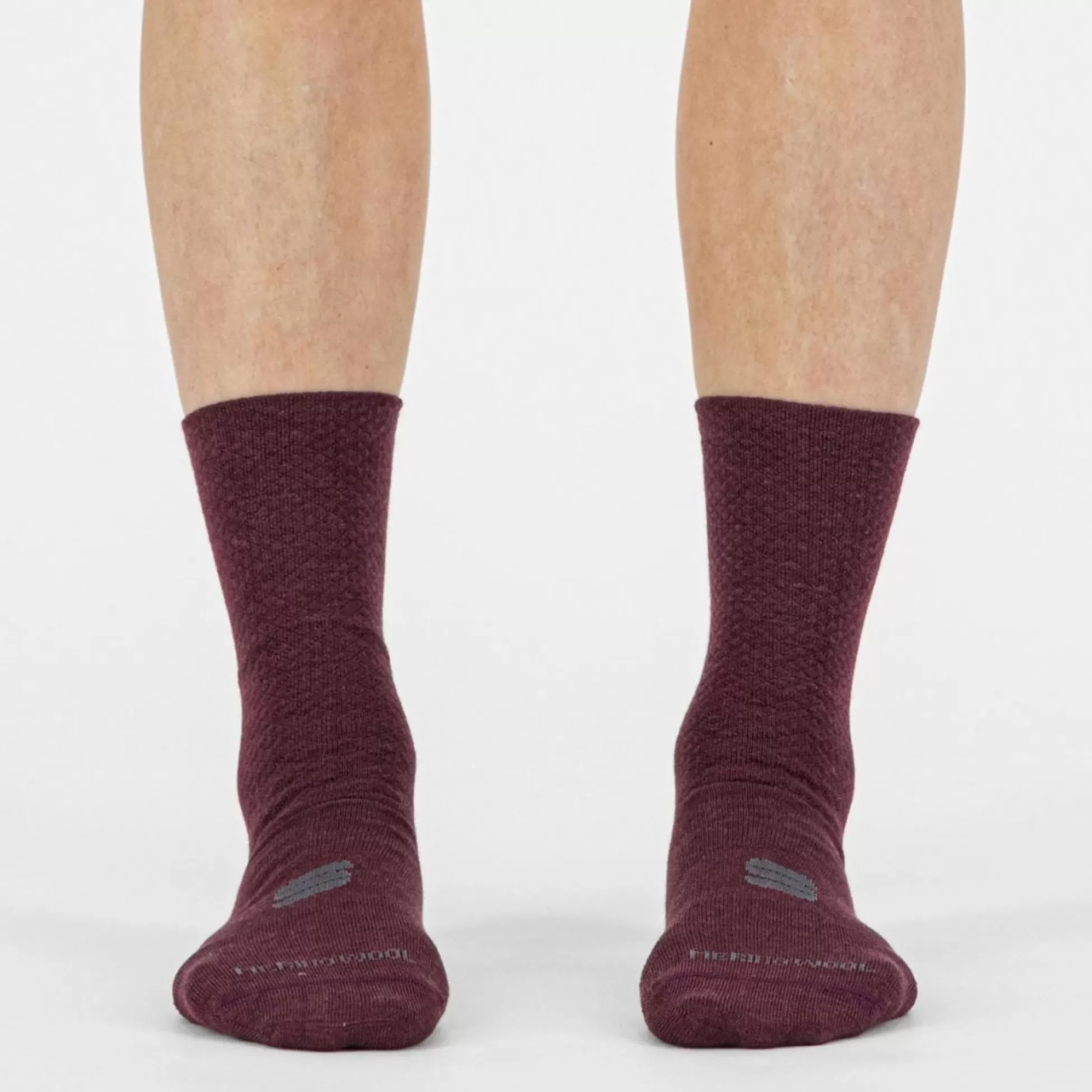 Sportful WOOL WOMAN 16 SOCKS RED WINE BLACK^WOMEN Road | Socks